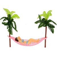 HAMMOCK W/PALM (LADY) 5.5" 1 PC