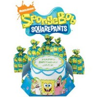 SPONGEBOB KIT CAKE STAND & BAGS