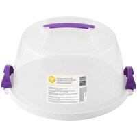 WILTON ROUND CAKE CADDY 13" BASE HOLDS 10" CAKE