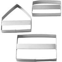 WILTON GINGERBREAD HOUSE CUTTER 3-PC SET 