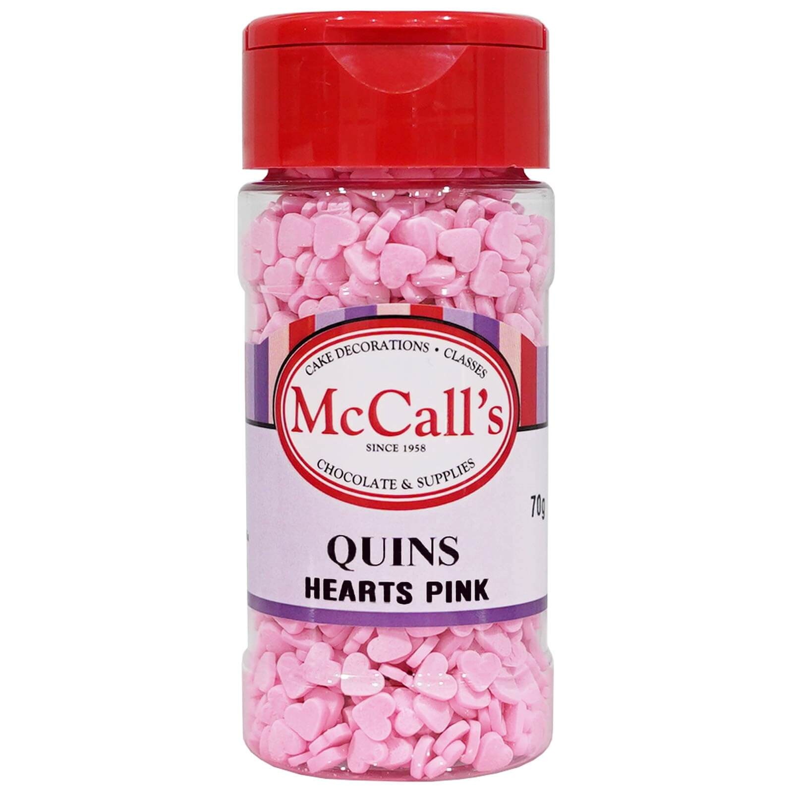 QUINS - PINK HEARTS 70 G