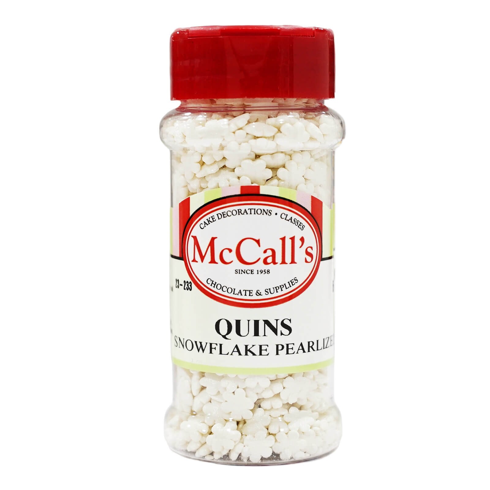 QUINS PEARLIZED SNOWFLAKES 60 G