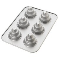 3 TIER WEDDING CAKE MUFFIN PAN  (6)