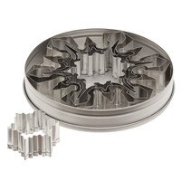ATECO S/S SNOWFLAKE CUTTER SET - 5 PC