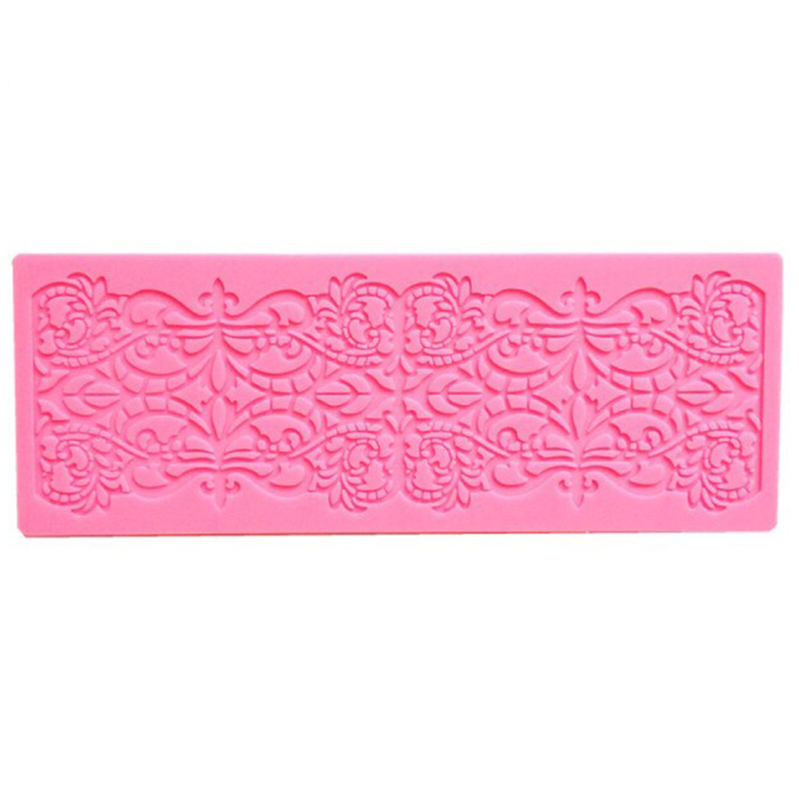 ICING LACE MAT - SCROLL & LEAVES 7 3/8"