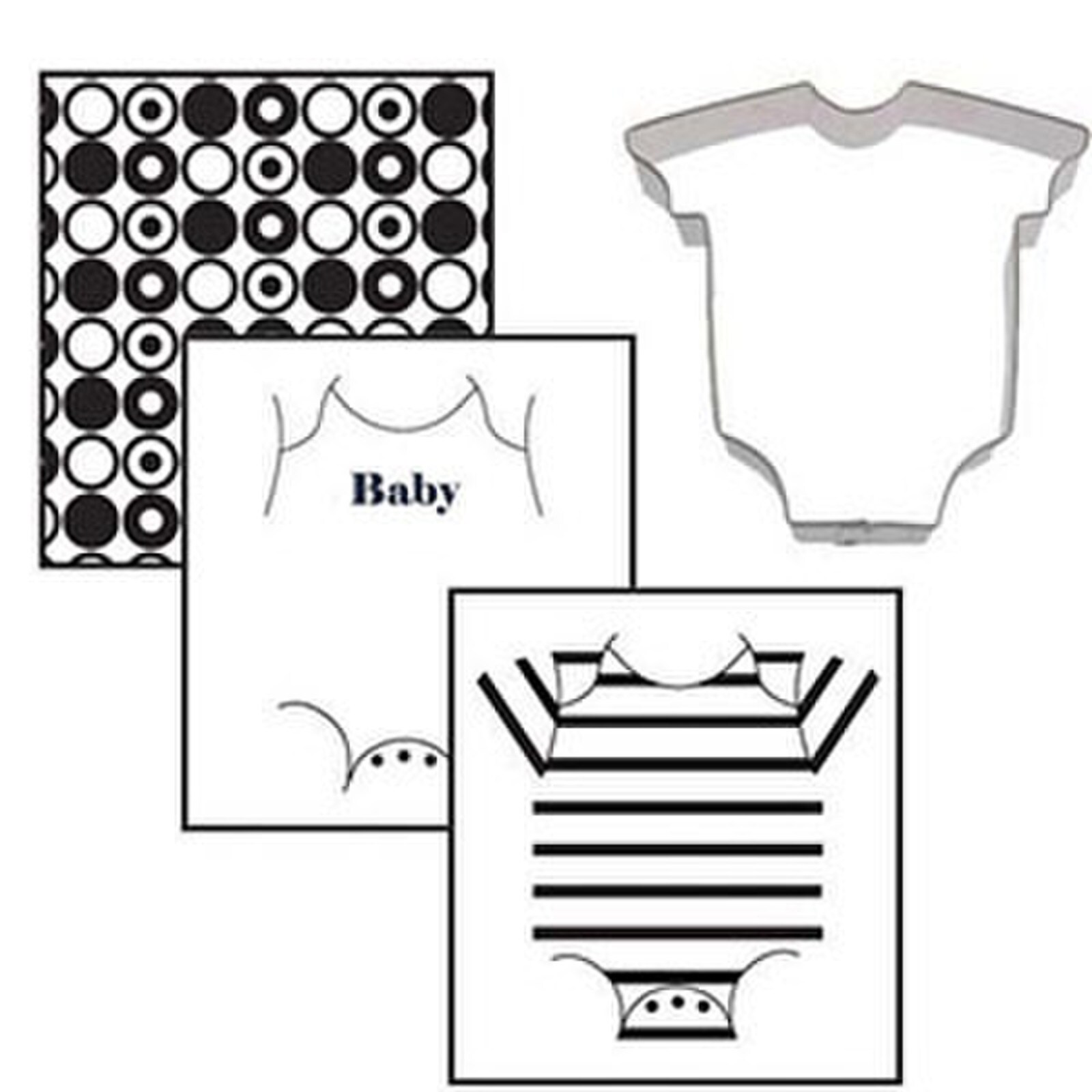 TEXTURED SET BABY ONESIE SUIT