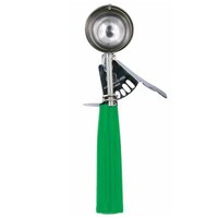 SCOOP PORTION DISHER SIZE 12 / 3 1/4 OZ / 2 1/2" GREEN