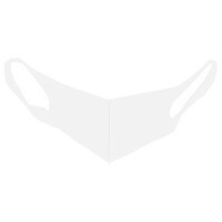 PPE - REUSABLE FASHION MASK WHITE 1 PC
