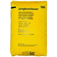 CITRIC ACID POWDER FOOD GRADE 25 KG BAG