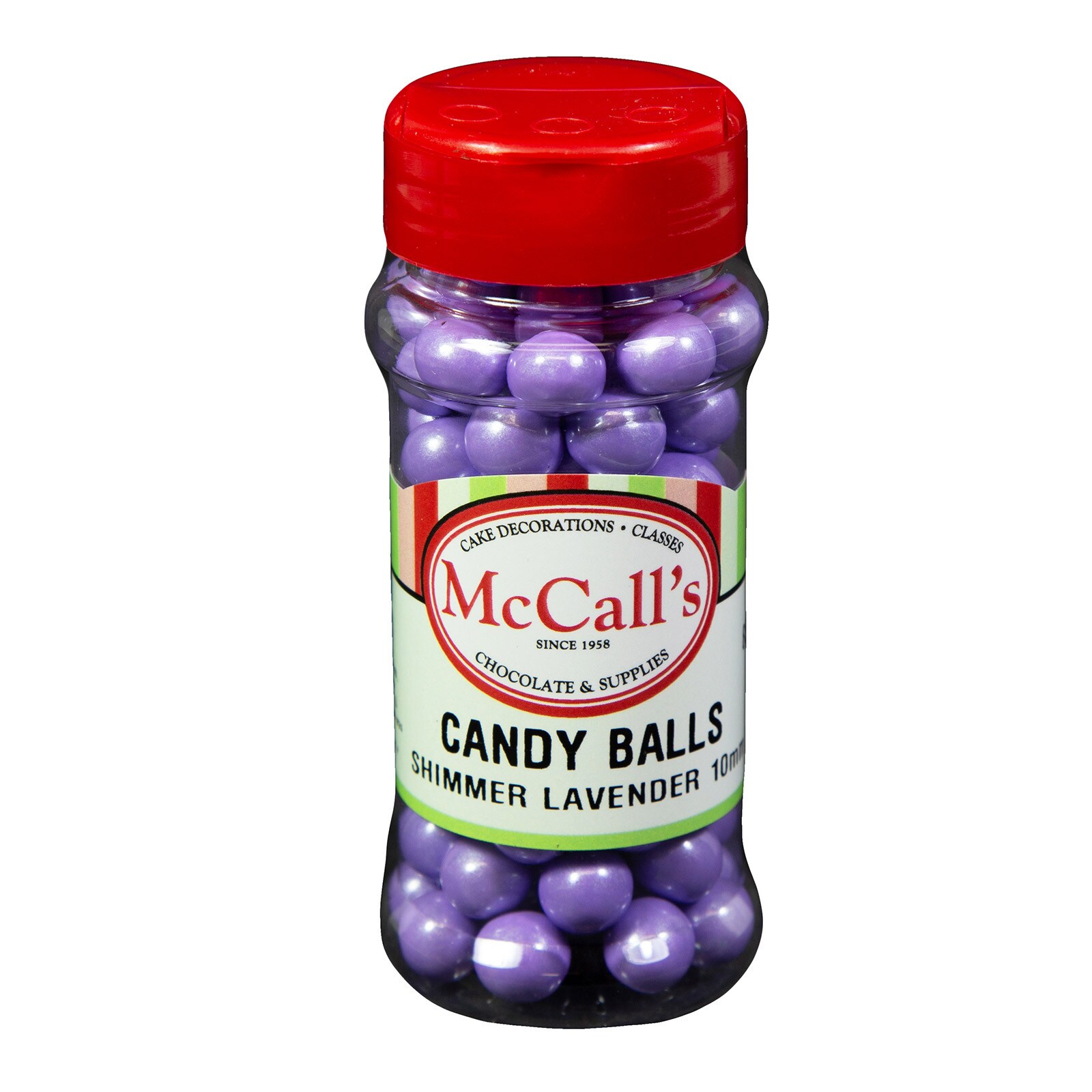 CANDY BALLS 10 MM SHIMMER LAVENDER - 85 G