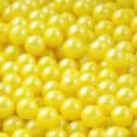 2 LB. 7 MM YELLOW SHIMMER PEARL CANDIES 