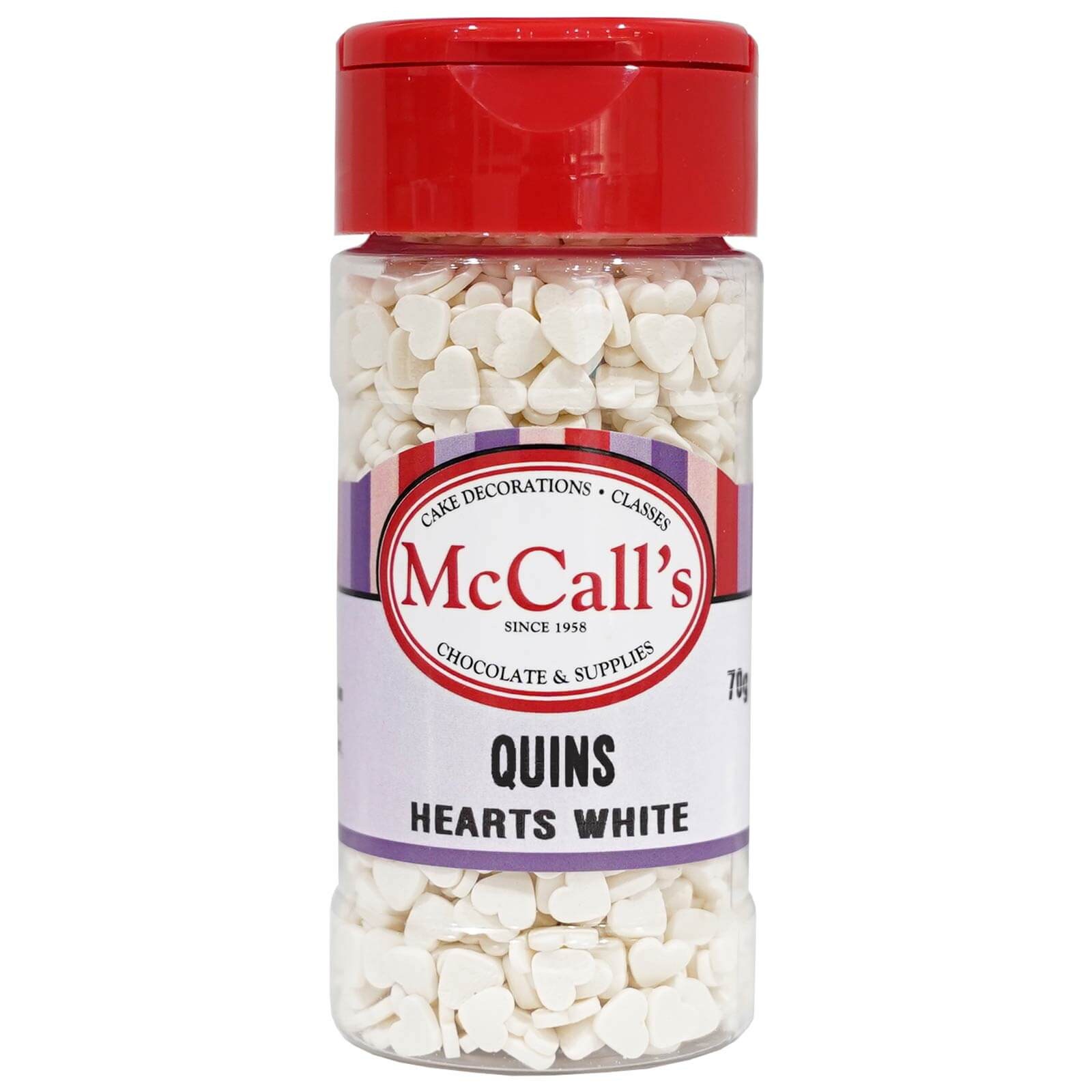QUINS - WHITE HEARTS 70 G