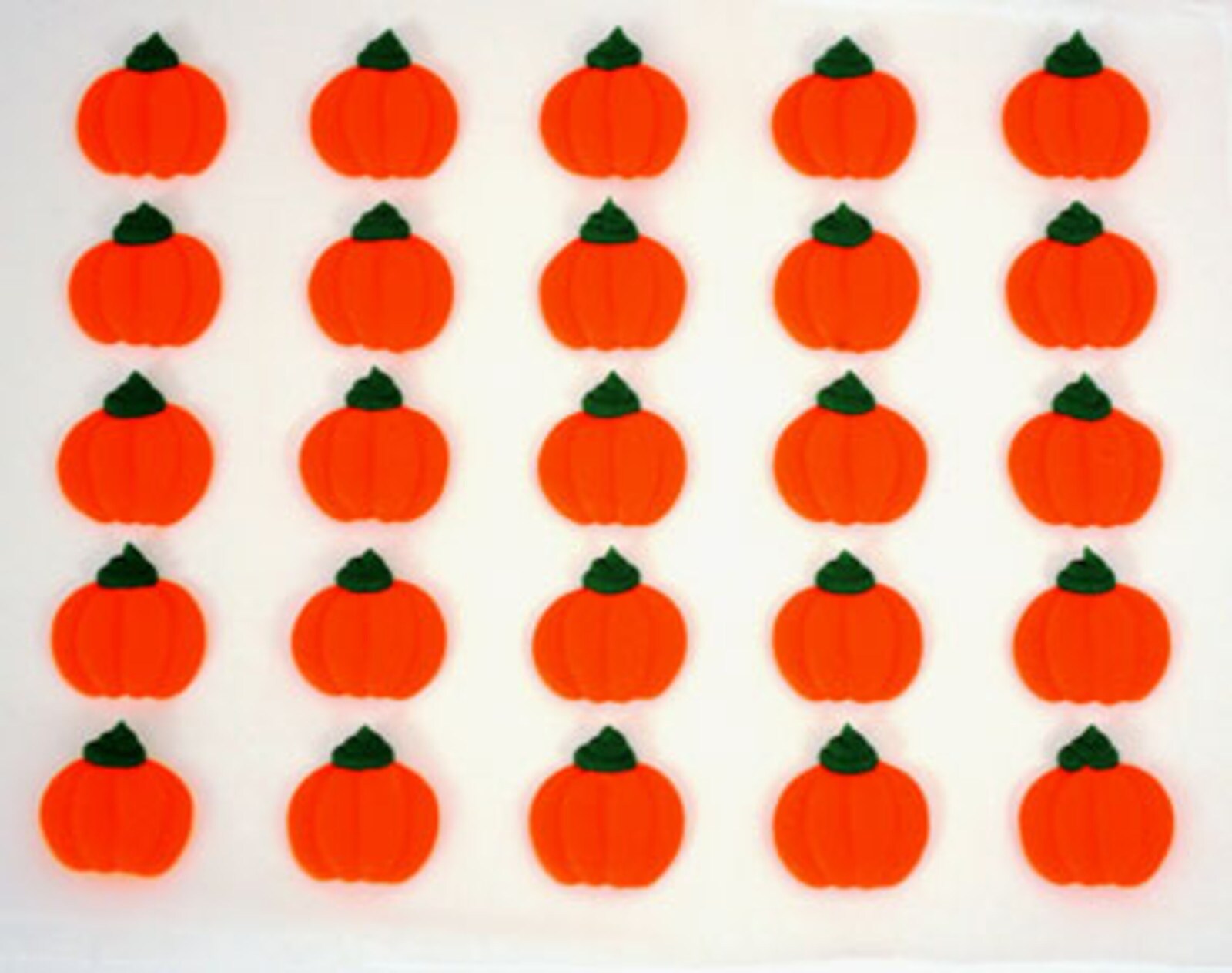 150 PKG 1" #2 ROYAL ICING MINI PUMPKINS