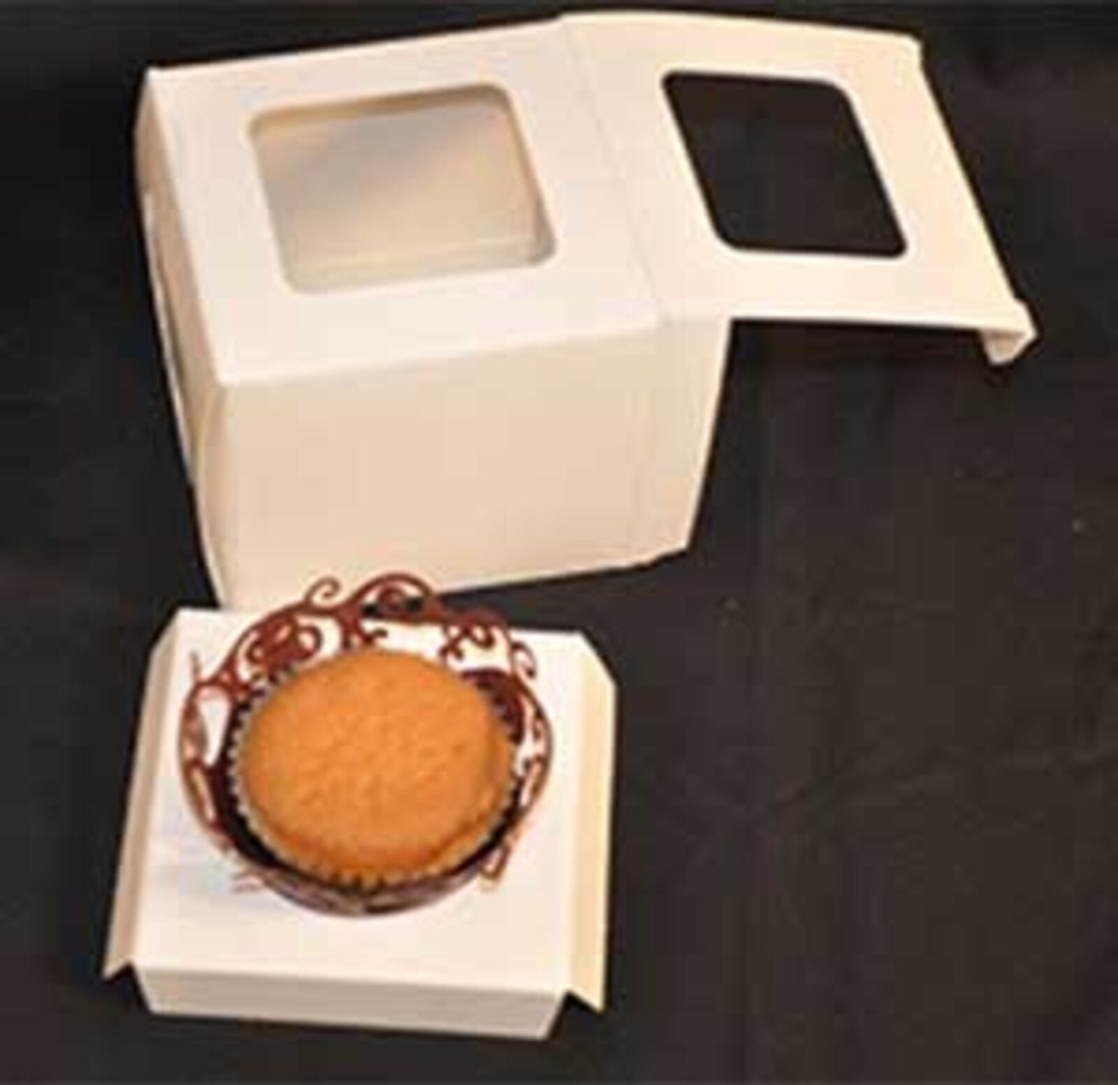 25 PKG 1 PC WHITE CUPCAKE INSERTS
