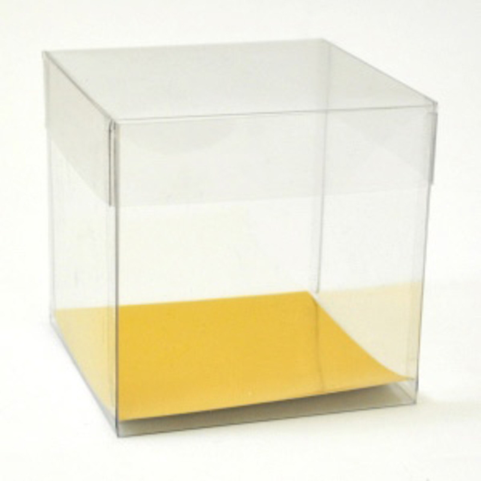 3.75X3.75X3.75"/ 2PC CLEAR CUPCAKE BOX