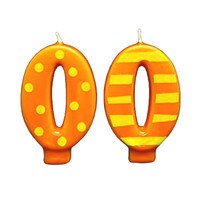 CRAZY NUMERAL CANDLE #0 - 3"