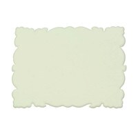 RECTANGULAR GUMPASTE PLAQUE 4" X 2 3/4"