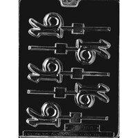 MOLD - 16TH LOLLY 2 1/2 X 1 3/4" (5)