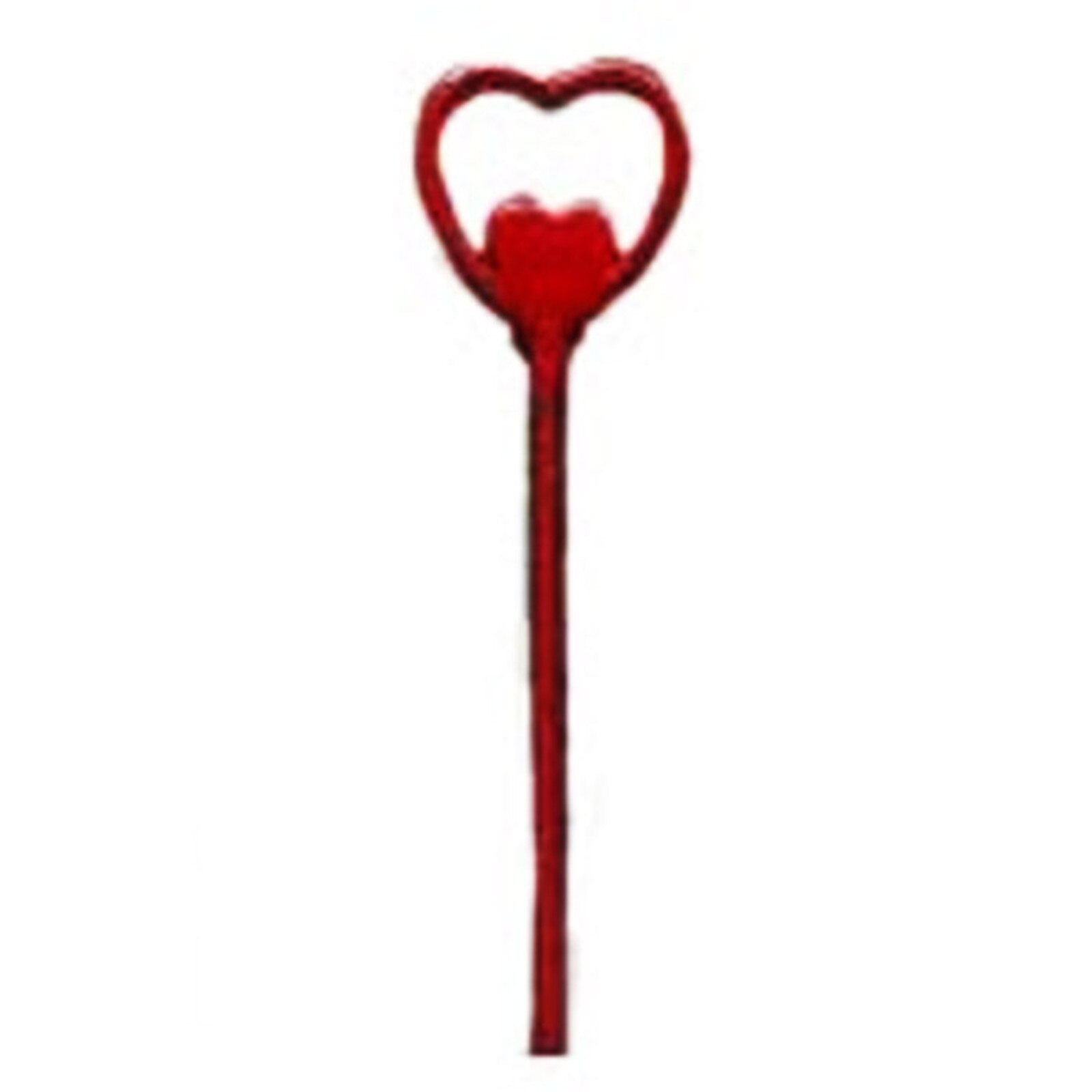 HEART IN HEART RED PICK - 9"
