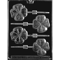 MOLD - SHAMROCK LOLLY 2 3/4" (4)