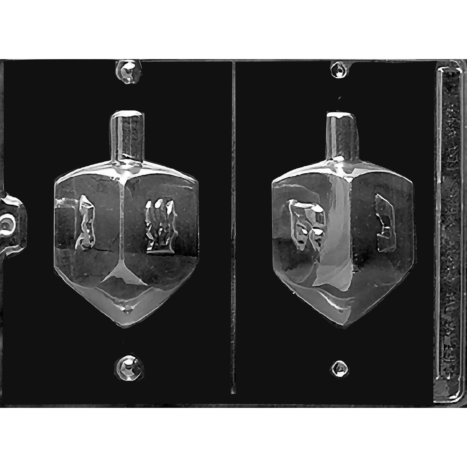 MOLD - JEWISH DREIDEL 4 1/4" X 3" X 3" (2)