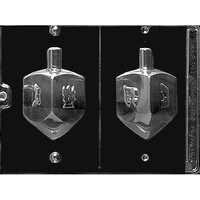 MOLD - JEWISH DREIDEL 4 1/4" X 3" X 3" (2) 