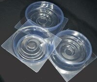 PLASTIC MOLD - FLAT SWIRL 5"
