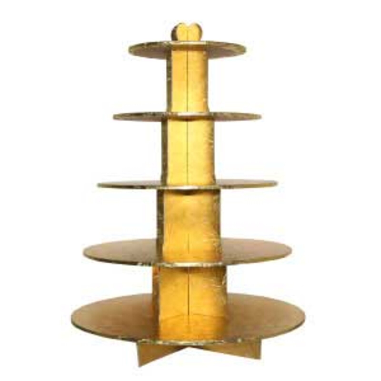 GOLD FOIL 5-TIER CUPCAKE OR CAKE  STAND