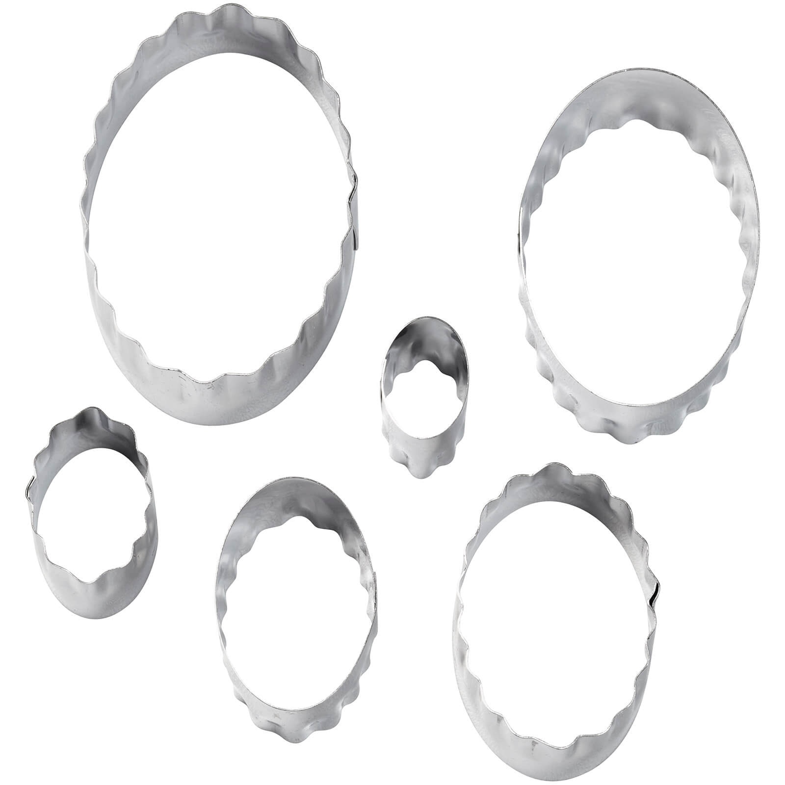 WILTON DOUBLE SIDED CUT-OUTS OVAL 6-PC SET