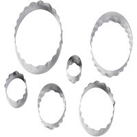 WILTON DOUBLE SIDED CUT-OUTS OVAL 6-PC SET