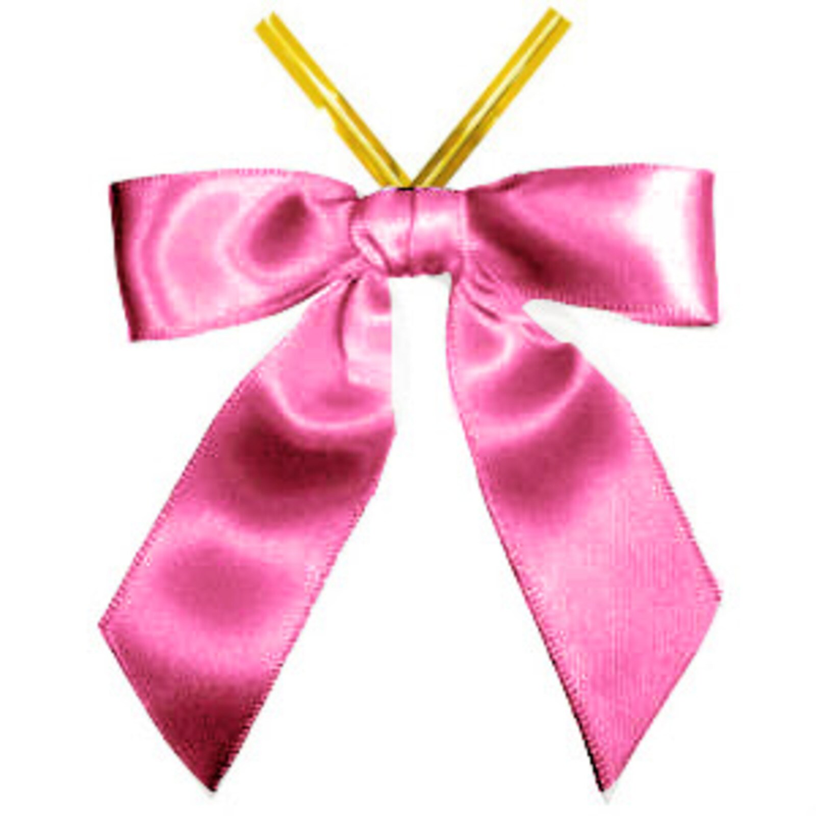 BOW 3 INCH PINK WITH TWIST TIE