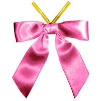 BOW 3 INCH PINK WITH TWIST TIE