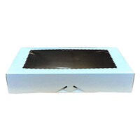 DONUT BOX WITH WINDOW 10.25 X 6.75 X 1.87"