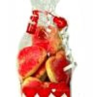 RED VALENTINE MINI HEARTS IN CADDY