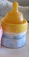 CUPCAKE WRAP ROUNDABOUTS BOTTLE BLUE