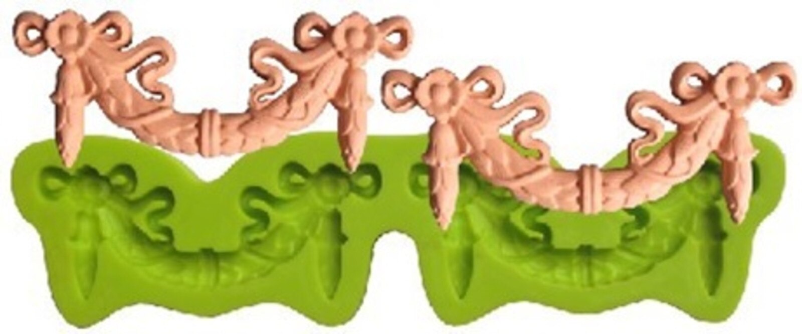 SILICONE MOLD - DRAPE WITH TASSELS  