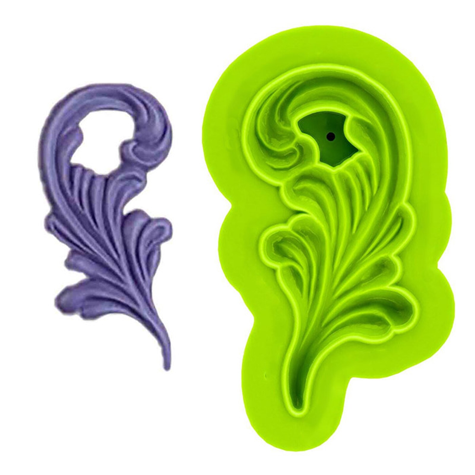 SILICONE MOLD - FLOURISH WITH FLAIR RIGHT