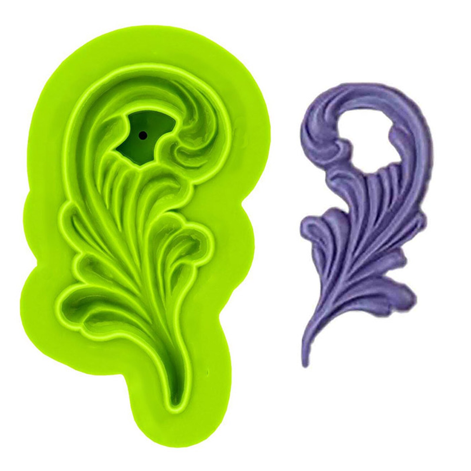 SILICONE MOLD - FLOURISH WITH FLAIR LEFT
