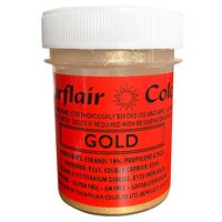 EDIBLE GLITTER FOOD PAINT - GOLD 35 G
