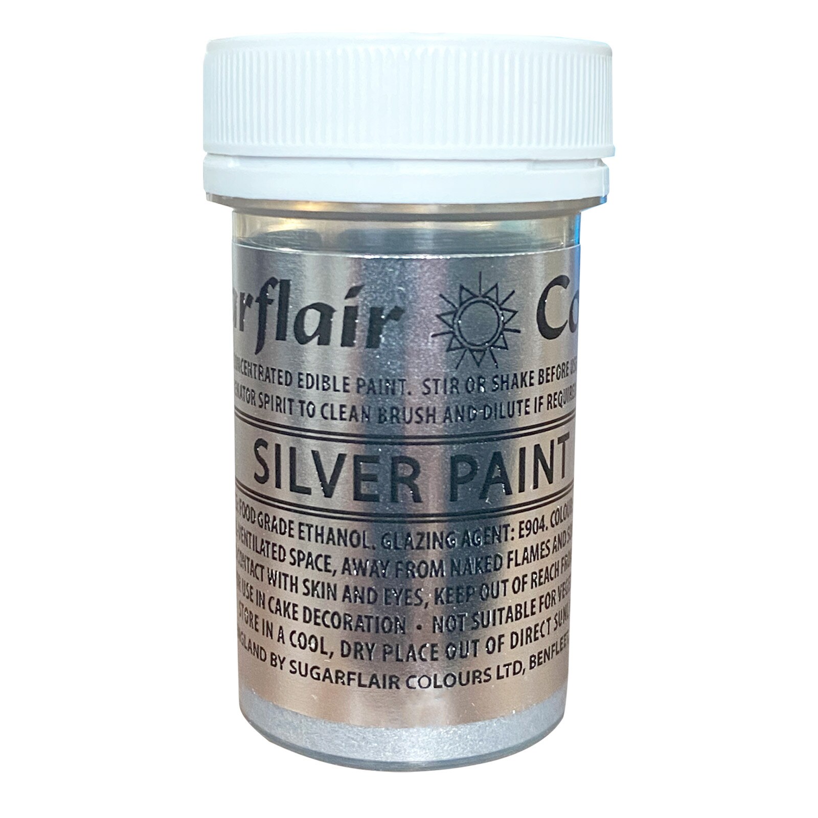 MATT FOOD PAINT - SILVER (FAST DRYING) 20 G