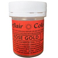 EDIBLE GLITTER FOOD PAINT - ROSE GOLD 35 G
