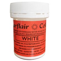 EDIBLE GLITTER FOOD PAINT - WHITE 35 G