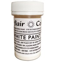 MATT FOOD PAINT - WHITE (FAST DRYING) 20 G