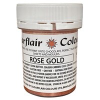 EDIBLE CHOCOLATE PAINT - ROSE GOLD 35 G