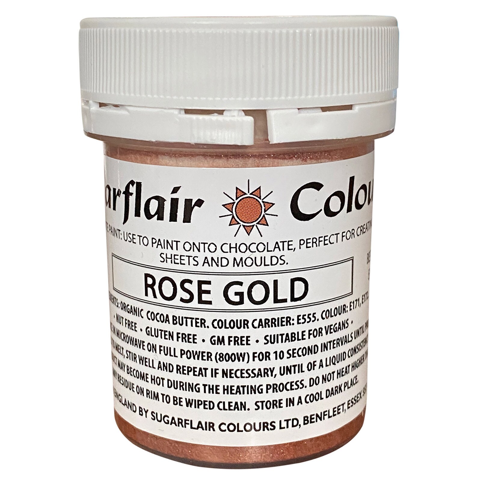 EDIBLE CHOCOLATE PAINT - ROSE GOLD 35 G