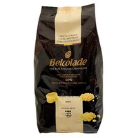 BELCOLADE WHITE COVERTURE PURE CHOCOLATE DROPS  28% CACAO - 1 KG BAG