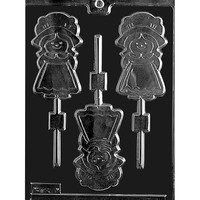 MOLD - PILGRIM GIRL LOLLY 4 1/8 X 2 1/2" (3)