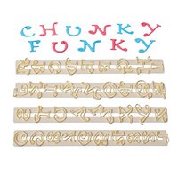 CHUNKY FUNKY ALPHABET AND NUMBER SET
