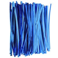 ROYAL BLUE METALLIC FOIL TWIST TIES