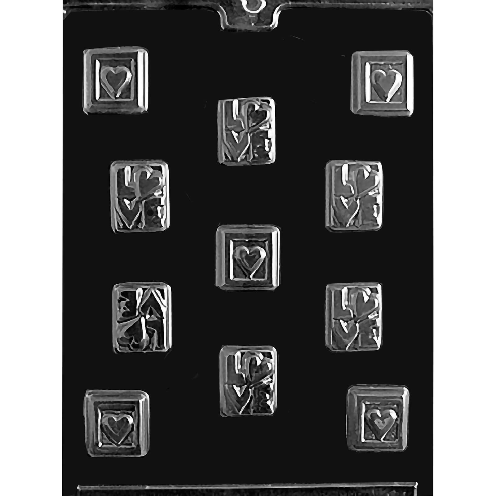 MOLD - LOVE SQUARES 1 1/4 X 1 X 3/8" (11)